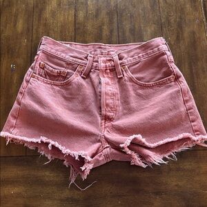 Levi Rust color Denim Women Shorts. Size 27. Boho style